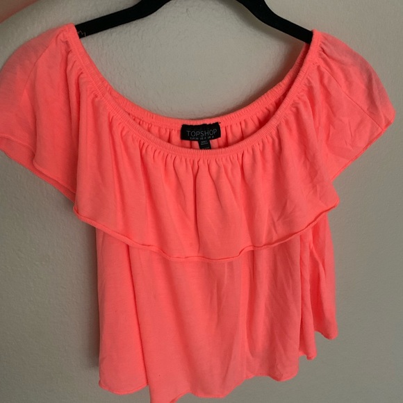 Topshop off the shoulder top size:4 🧡 brand new! - Picture 3 of 12